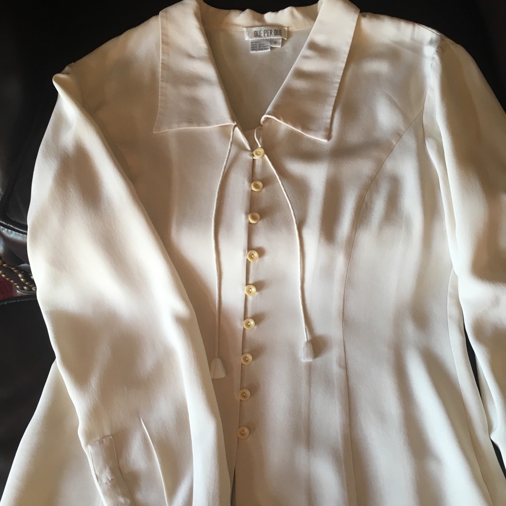 Cream blouse